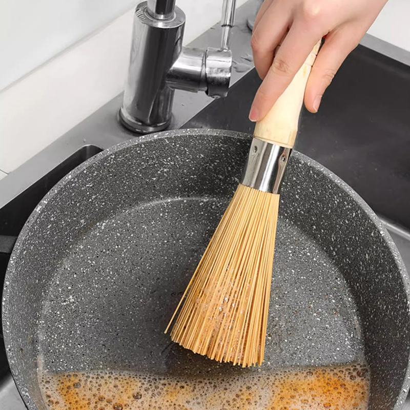Dish Brush Bamboo - Escova de bambu natural com cabo