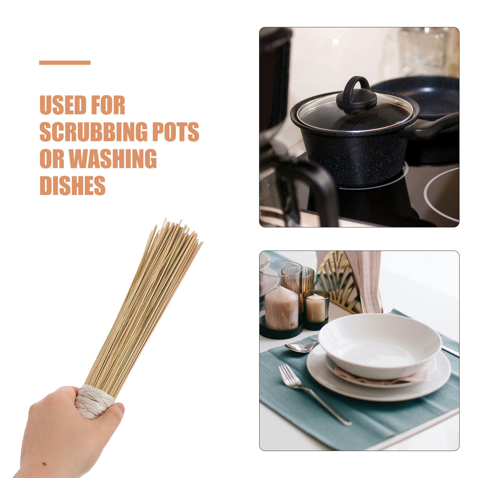 2 escovas de bambu para lavar  - Dish Brush Bamboo avaliação e preço