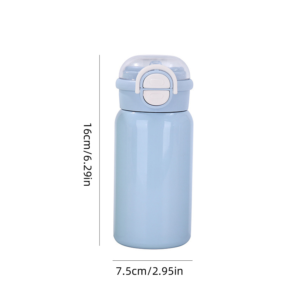 Garrafa de Água Infantil de Aç - Stainless Steel Straw avaliação e preço