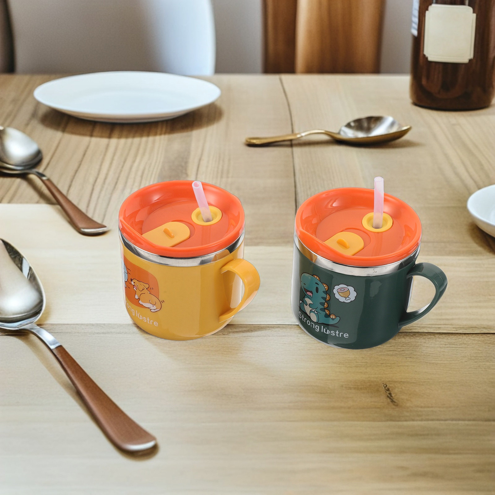 2 Copos de Palha para Crianças - Stainless Steel Straw avaliação e preço